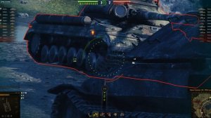 Мир танков. Тихий берег. Полигон. Бой на Об.140. Взял 6 фрагов. Победа.