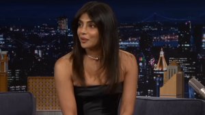 Приянка Чопра Джонас рассказывает о пончиках (Джонас) Братьях и показывает Джимми, как имитировать