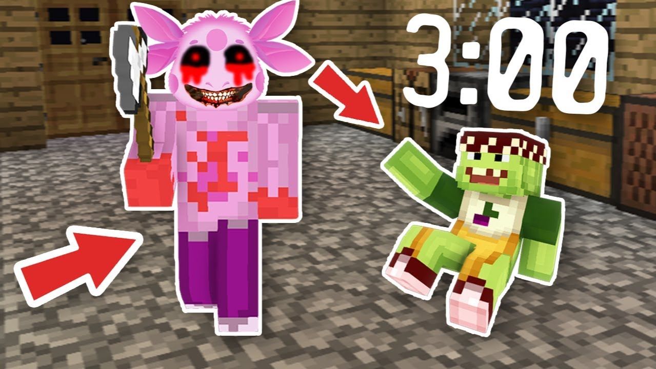 ЛУНТИК СТРАШНЫЙ *ЛУНТИК.EXE* В 3 ЧАСА НОЧИ МАЙНКРАФТ! MINECRAFT ДАКПЛЕЙ КОМПОТ НУБ И ПРО смотреть онлайн