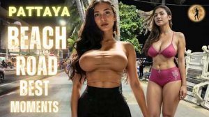 Паттайя. Прогулка по Бич роад. Лучшие моменты