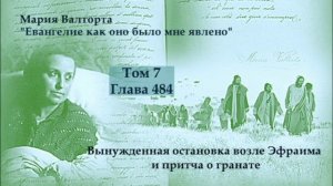 Глава 484. Вынужденная остановка возле Эфраима и притча о гранате