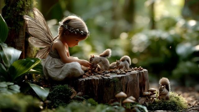 Маленькие феи - Нежная музыка царства фей, фоновая фэнтезийная музыка смотреть онлайн