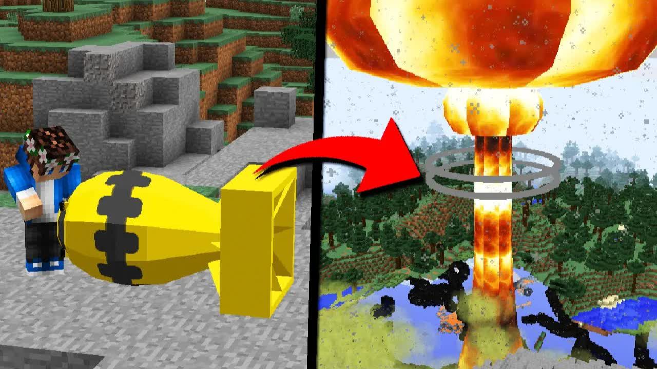 Майнкрафт, но у меня СУПЕР ЯДЕРНАЯ БОМБА! (Слава Корби и Нойзи) смотреть онлайн