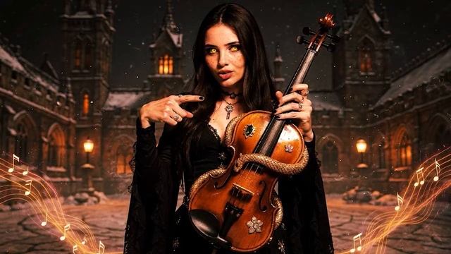 Dark Christmas Symphony 2025 _ Gothic Orchestral Metal (Violin & Piano Performance)