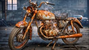 Реставрация Старого Мотоцикла Honda 175cc