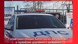 Госавтоинспекция Белогорска напоминает