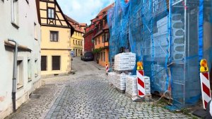 Ротенбург-об-дер-Таубер немецкая деревня атмосферная прогулка по городу 🏰✨