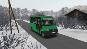 Поездка на ГАЗ-A64R32 Cityline по маршруту №101 по карте Весёлкино