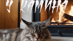 У камина