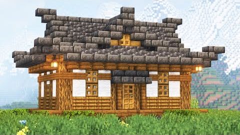 Японский дом в майнкрафте. смотреть онлайн