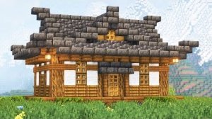 Японский дом в майнкрафте.