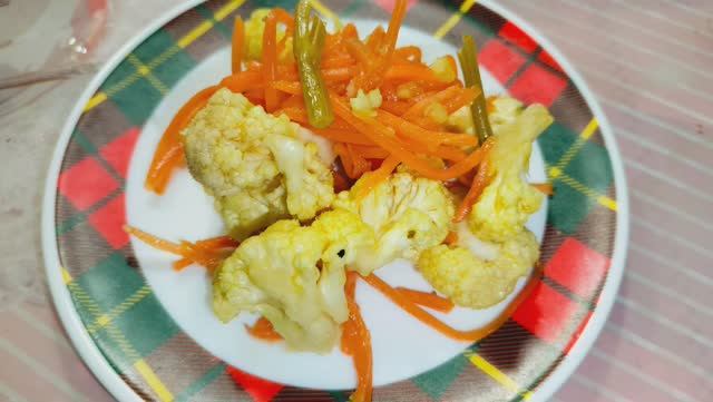 Цветная капуста по корейски смотреть онлайн