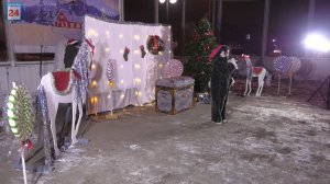 Огни на праздничной елке зажгли жители абаканского жилого района «Южный»