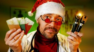 АСМР БОЛЬШОЙ НОВОГОДНИЙ МЕДОСМОТР: Проверка Слуха, Зрения, Обоняния и Вкуса