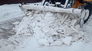 дорогу от снега