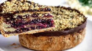 Песочный торт в вареньем Простой рецепт Очень вкусного десерта