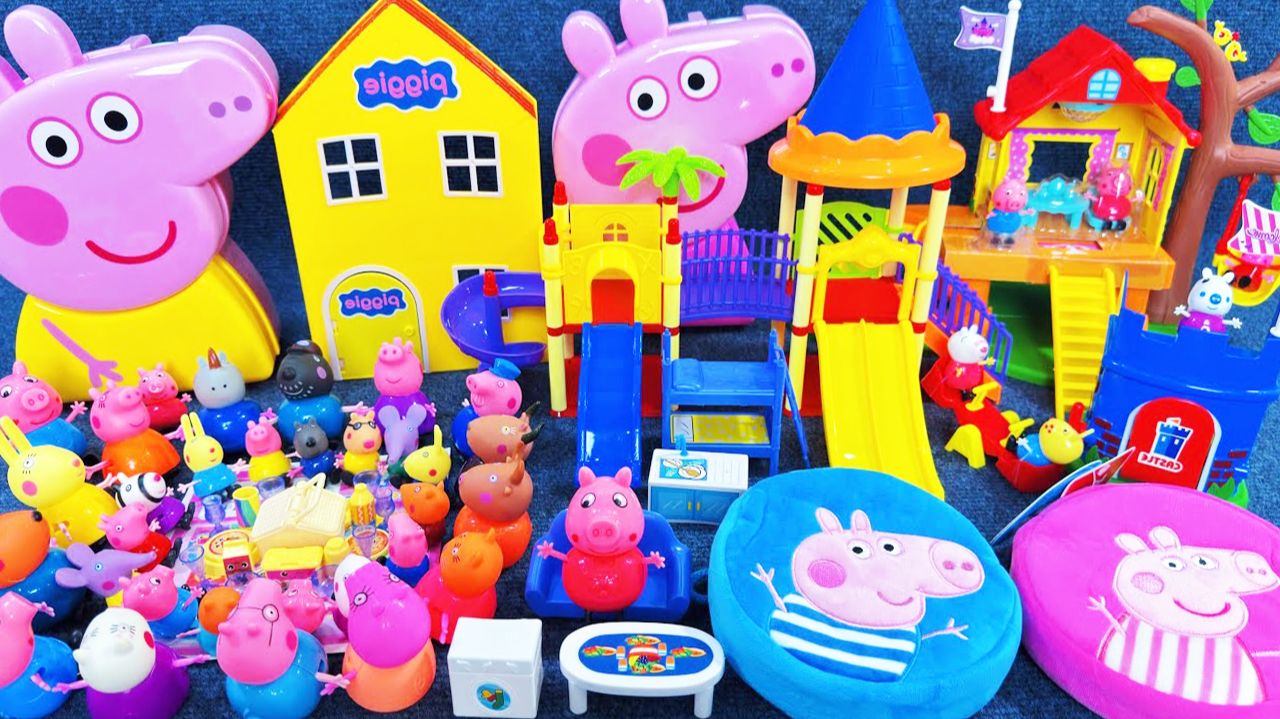 Мультики для детей. Домик и горка Свинки Пеппы. Смотреть онлайн мультики для малышей. смотреть онлайн
