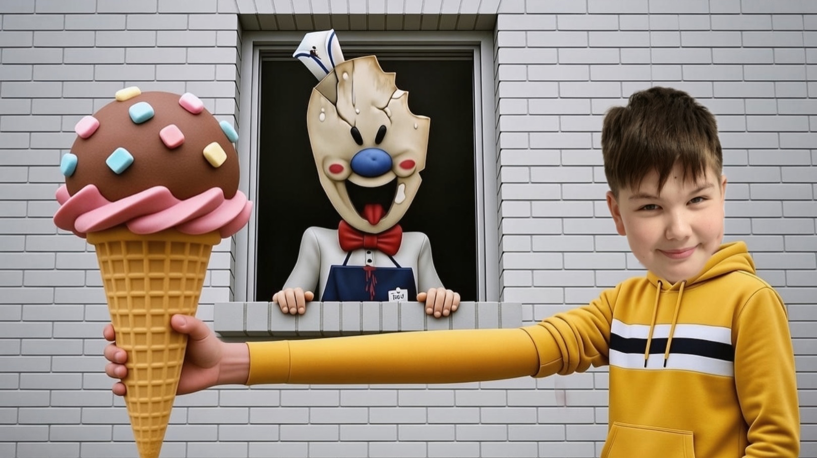 ЧТО ДЕЛАЕТ МОРОЖЕНЩИК В НАШЕМ ДОМА? РОМА И ХЕЛПИК смотреть онлайн