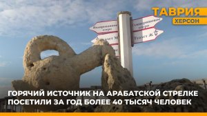 Горячий источник на Арабатской стрелке посетили за год более 40 тысяч человек