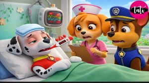 Щенячий патруль и Маршалл. Залипательное видео. Мультфильм для детей и малышей. Анимация 21