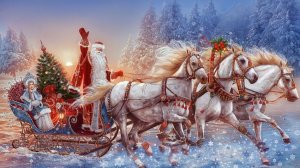 Новый год- время для приключений и подарков! С наступающим. Трогательная музыкальная открытка.