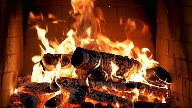 Вечера у камина, наполненные спокойствием и теплом. Горящие поленья и треск. смотреть онлайн