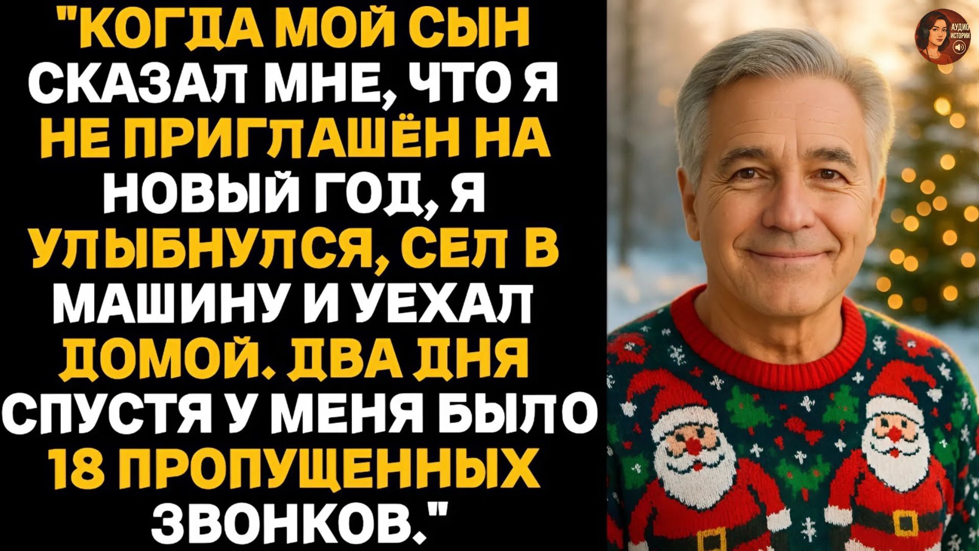 ИСТОРИИ ИЗ ЖИЗНИ/Когда мой сын сказал мне, что я не приглашён на Новый год, я сел в машину и уехал.. смотреть онлайн