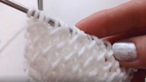 Узор соты по кругу спицами