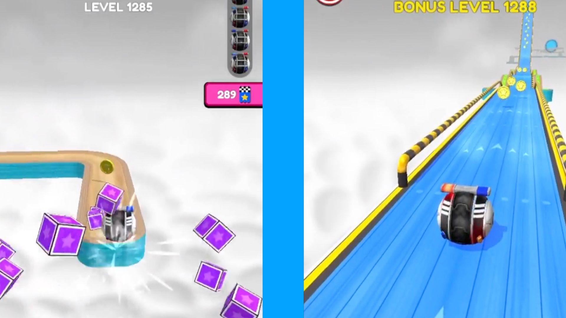 Going balls All Levels Gameplay IOS Android Going Balls level 1285 to 1288 Banana frenzy Speed Run смотреть онлайн