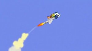 Квадратные зверюшки и дудл джамп (ракетный муха)