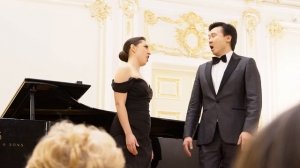 Полина Шароварова и Станислав Ли исполняют «Non ti scordar di me». Фортепиано — Марк Ваза