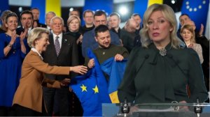 Захарова — «Им нужна бойня». Как Брюссель и Киев сделали войну с Россией выгодным бизнесом.