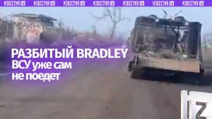 «Потихоньку, старый!»: БМП M2A2 Bradley ВСУ сама «идти» не может. Размолотили до основания