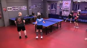 III ф. Чирков/Гребенкина (1063) - Денисов/Озерова (929) 18.12 настольный теннис Парный турнир СПб