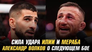 Сила удара Илии Топурии и Мераба Двалишвили / Александр Волков о следующем бое