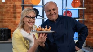 Ленивые вареники и закуска с креветками | Шеф научит /5