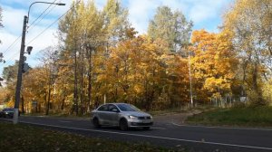 Санкт-Петербург. Очаровательный осенний посёлок Репино. Красотища.