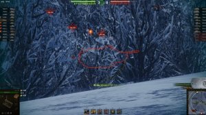 Мир танков. Прохоровка (новогодняя). ПОЛИГОН. Бой на Об.140. Взял 2 фрага. Победа.