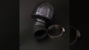 Воздушный фильтр нулевик универсальный d 42 mm/ угол 45 % турбина карбон на скутер, мопед, питбайк