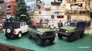 Легендарный УАЗ 469 на радиоуправлении от WPl