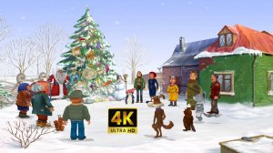 Трое из Простоквашино 5 - Новый Год - Прохождение в 4К - Final