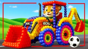 Мультики для детей. Воздушные шарики становятся настоящими машинками. Мультики для малышей