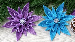 Как просто сделать снежинку своими руками. Мастер-класс снежинки из фоамирана