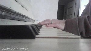 Пианино: атмосферная импровизация C/Am/F/G