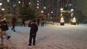 Евпатория 2025. Первый снег наконец-то выпал в Евпатории, радость то какая!!!