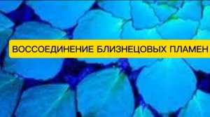 ВОССОЕДИНЕНИЕ БЛИЗНЕЦОВЫХ ПЛАМЕН.