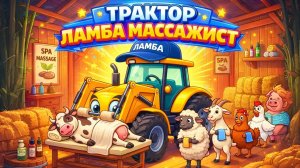 Трактор ЛАМБА МАССАЖИСТ. Супер Танцы! Песенка про Машинки и Технику