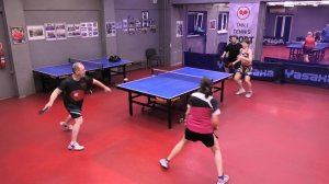 III ф. Чирков/Гребенкина (1063) - Ушаков/Попова (850) 18.12 Парный турнир по настольному теннису