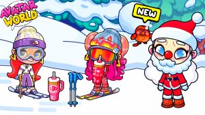 Встретили настоящего Деда Мороза 🎅 /♥️AVATAR WORLD СЕМЕЙНЫЕ ИСТОРИИ♥️