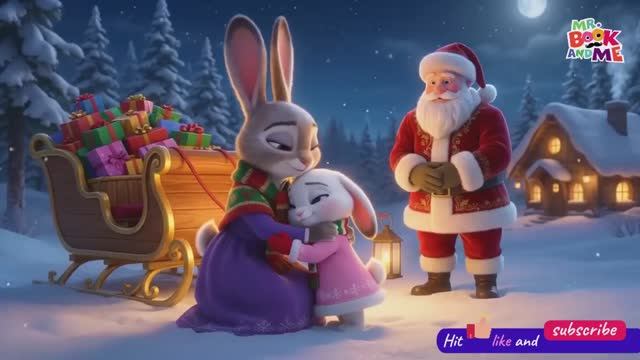 Santa and the Little Rabbit 🎅🐇 _ English Moral Stories _ Bedtime Stories смотреть онлайн